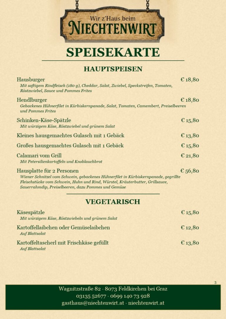 Niechtenwirt Speisekarte - 5 Seiten - drucksicher korrigiert - 3